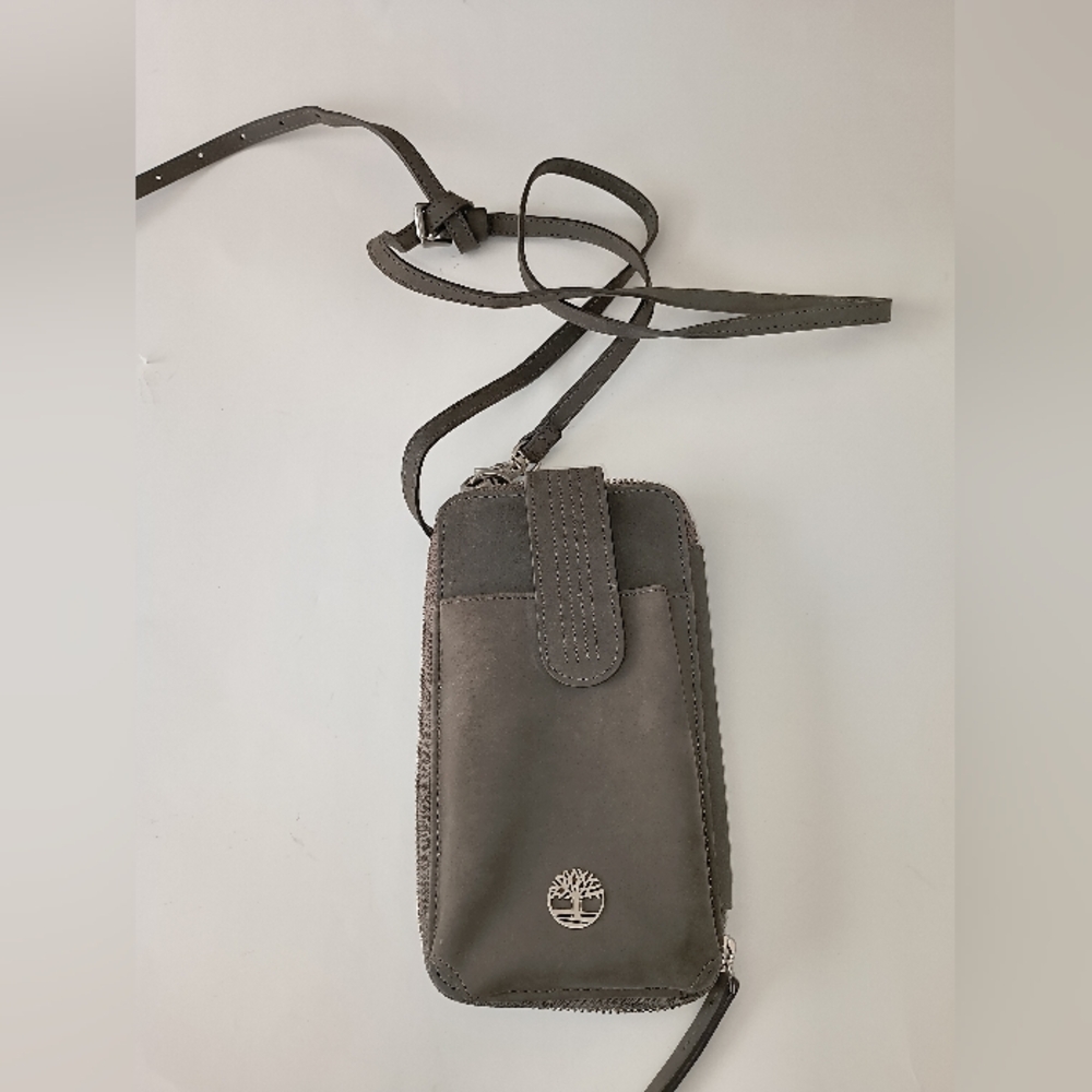 Timberland Rfid Leather Phone Crossbody Wallet Bag